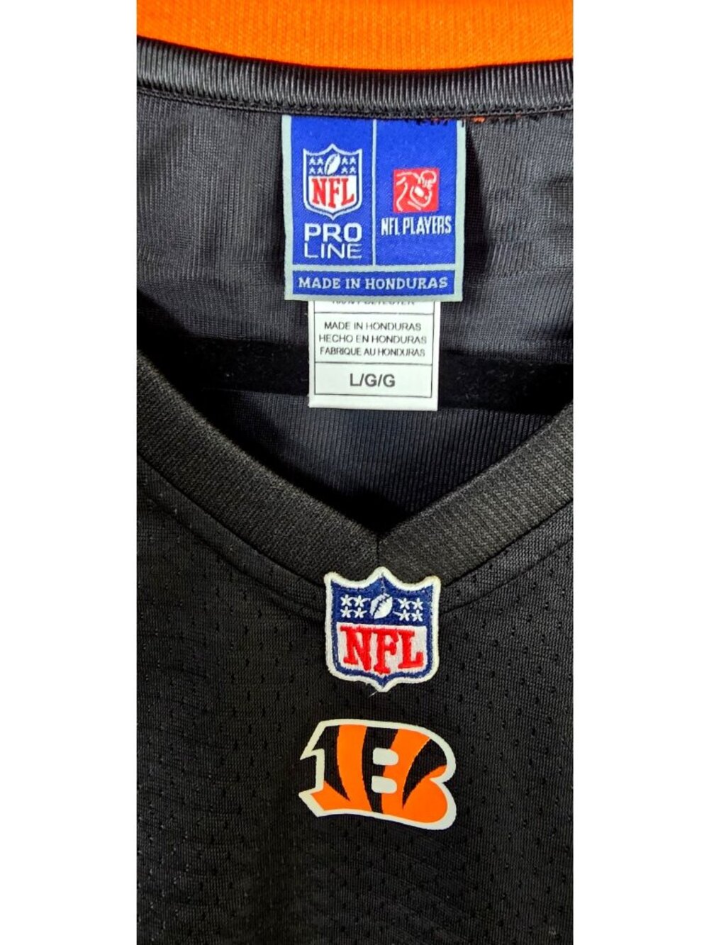Cincinnati Bengals - Women's NFL Pro Line Blank Football Jersey NEW NWT Large - Picture 3 of 4